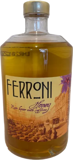 photo Ferroni Rum Liquor With Saffron, Honey