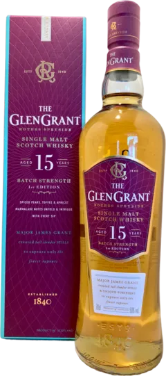 photo The Glen Grant Batch Strength 1st Edition 15 Ans