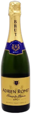 photos du vin Mousseux Méthode Traditionnelle Adrien Romet Brut Blanc de Blancs