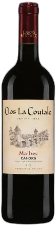 photo Aoc Cahors Clos la Coutale Vin Rouge