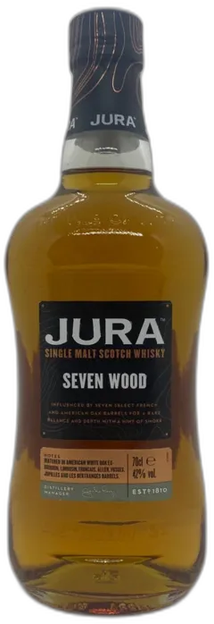photo du vin Whisky Ecosse Highlands Single Malt Jura Seven Wood