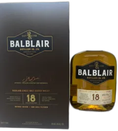 photo du vin Ecosse Highlands Single Malt Balblair 18 Ans