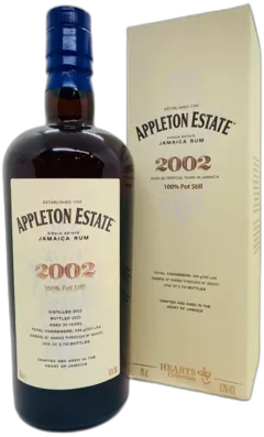 vue du vin Appleton Estate Hearts Collection 2002