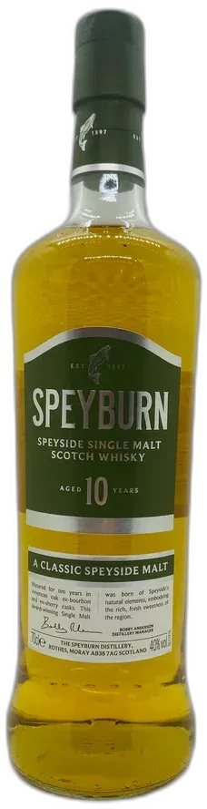 illustration du vin Ecosse Highlands Single Malt Speyburn 10 Ans