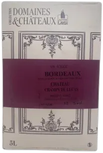 photo Rav Bordeaux Aoc Rouge Chateau Champs des Lucas