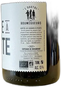 vue du vin Casque à Pointe Rouge]