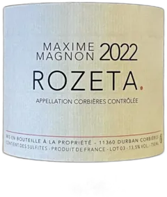 photo du vin Rozeta