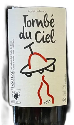 vue du vin Tombé du Ciel Rouge]