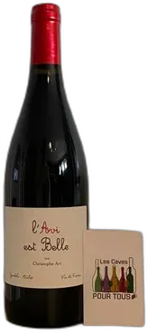 photos du vin Vin de France Christophe Avi l’Avi Est Belle Rouge