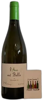 image du vin Vin de France Christophe Avi l’Avi Est Belle Blanc