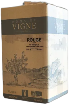 photo du vin Igp Ardèche Rouge Domaine Vigne