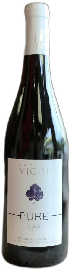photo du vin Pure Syrah 2023 Domaine Vigne