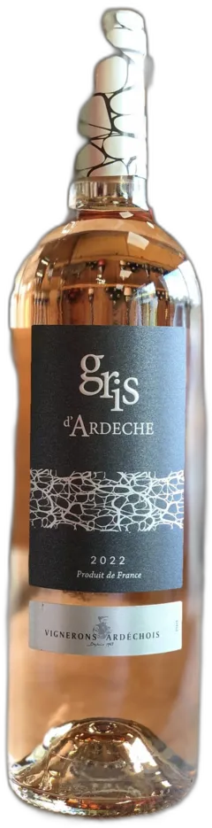 vue du vin Gris d’Ardèche 2024 les Vignerons Ardéchois