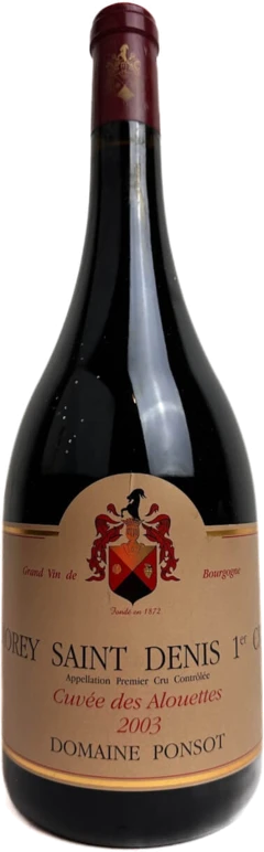 photo Domaine Ponsot Morey-Saint-Denis 1er Cru Cuvée des Alouettes