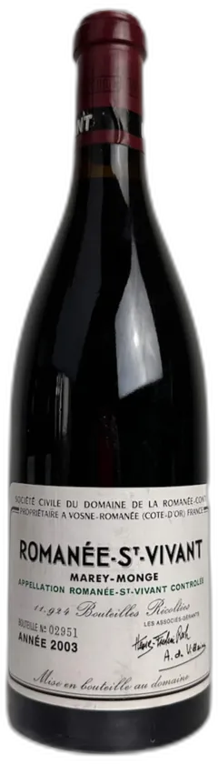 photo Romanée-Saint-Vivant Grand Cru 2003