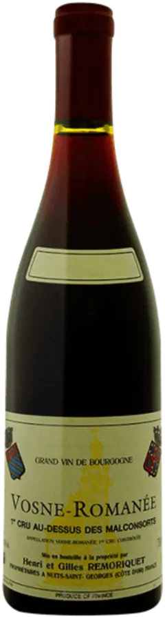 photo Domaine Henri et Gilles Remoriquet Vosne-Romanée 1er Cru au Dessus des Malconsorts 2017