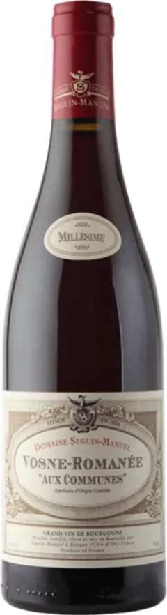 photo Domaine Seguin Manuel Vosne-Romanée Aux Communes 2018