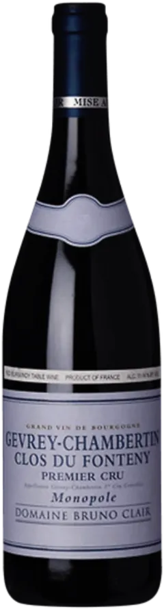photo Domaine Bruno Clair Gevrey-Chambertin 1er Cru Clos du Fonteny 2019