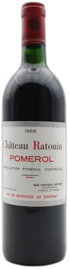 photo du vin Château Ratouin 1988