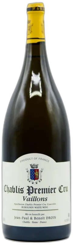 capture du vin Jean-Paul & Benoît Droin Aoc Chablis 1er Cru 