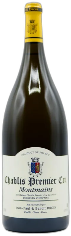 vue du vin Jean-Paul & Benoît Droin Aoc Chablis 1er Cru "Montmains" Magnum