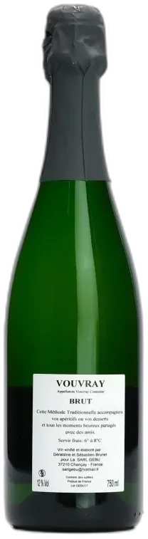 photo du vin Vouvray Brut Méthode Traditionnelle Brunet