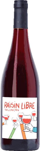 illustration du vin Raisin Libre Rouge 2023