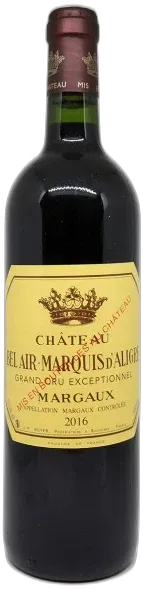 photo du vin Château Bel Air Marquis d’Aligre 2016