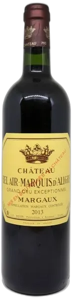 photo du vin Château Bel Air Marquis d’Aligre 2013