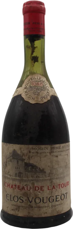 photo Clos de Vougeot Grand Cru 1948 Chateau de la Tour