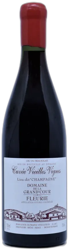 vue du vin jl Dutraive Fleurie Domaine de la Grand’Cour Lieu-Dit Vieilles Vignes