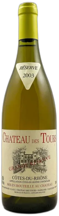 photo Château des Tours Blanc Côtes du Rhône