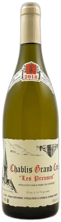 image du vin Dauvissat Chablis Grand Cru Les Preuses 2018
