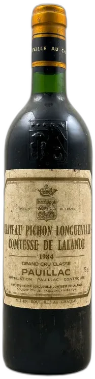 photo Pichon Longueville Comtesse de Lalande Pauillac 1984