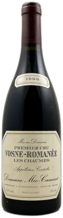 photo du vin Méo Camuzet Vosne Romanée 1er Cru Les Chaumes