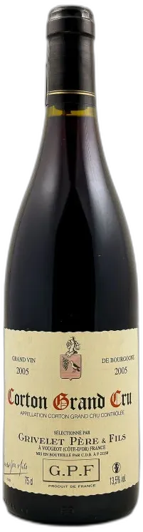 photo Grivelet Père & Fils Corton Grand Cru