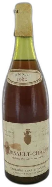 photo Meursault Charmes 1er Cru 1980 Domaine René Monnier