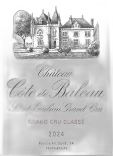 illustration du vin Château Côte de Baleau 2024