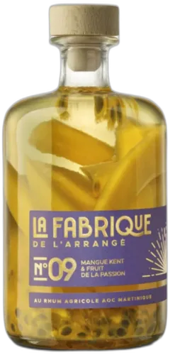 photo Punch au Rhum Aoc de Martinique Mangue Kent & Fruit Passion la Fabrique