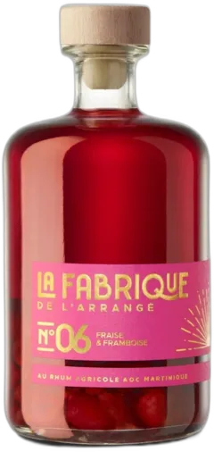 photo Punch au Rhum Aoc de Martinique Fraise Framboise la Fabrique