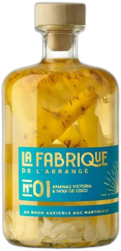 photo Punch au Rhum Aoc de Martinique Ananas Victoria Coco la Fabrique