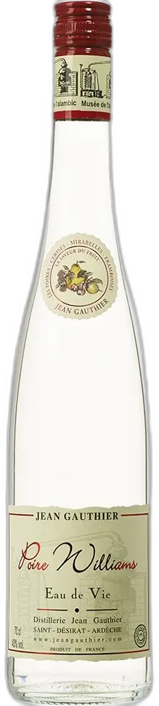 photo Eau de Vie de Poire Williams Distillerie Gauthier