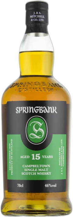 photo Whisky Ecosse Campbeltown Single Malt Springbank 15 Ans