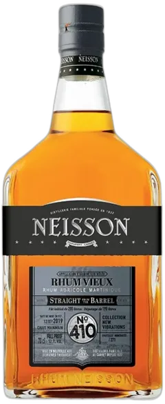 photo Rhum Martinique Neisson Straight From The Barrel 2019 Fût n°410 Chai Mainmain