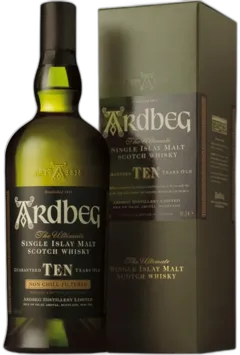 photo Whisky Ecosse Islay Single Malt Ardbeg Ten