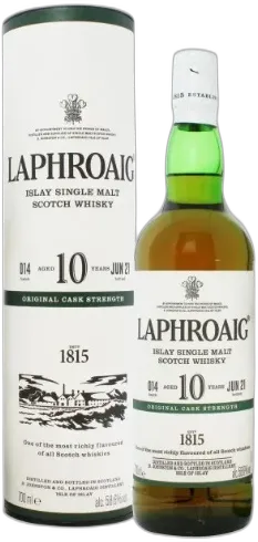 photo Whisky Ecosse Single Malt Laphroaig 10 Ans Cask Strength