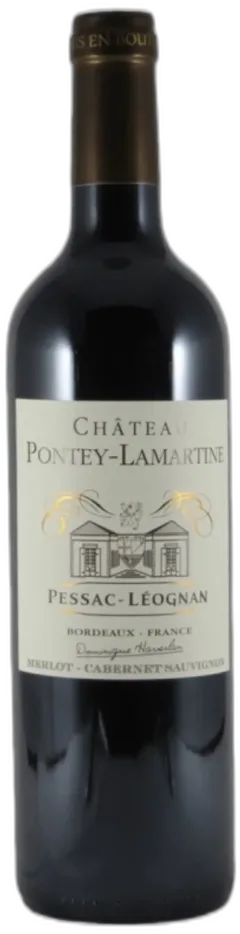 capture du vin Aop Pessac Leognan Rouge Chateau Pontey-Lamartine 2019