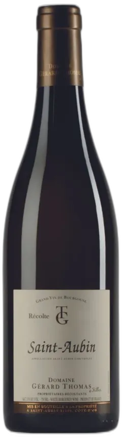vue du vin Aop Saint Aubin Blanc Domaine Gerard Thomas 2021