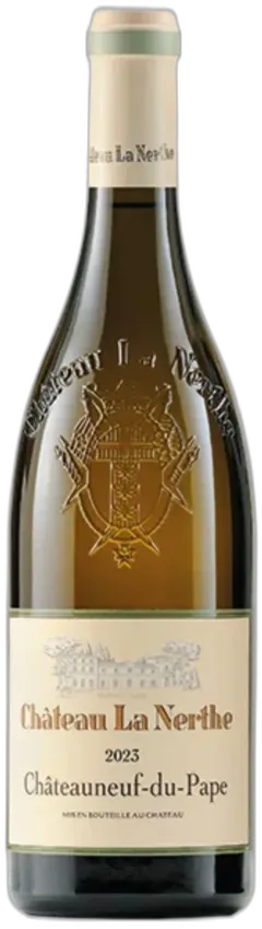 photos du vin Aop Chateauneuf du Pape Blanc Chateau la Nerthe 2023 Bio