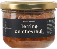 capture du vin Maison Argaud Terrine de Chevreuil Bocal 100g